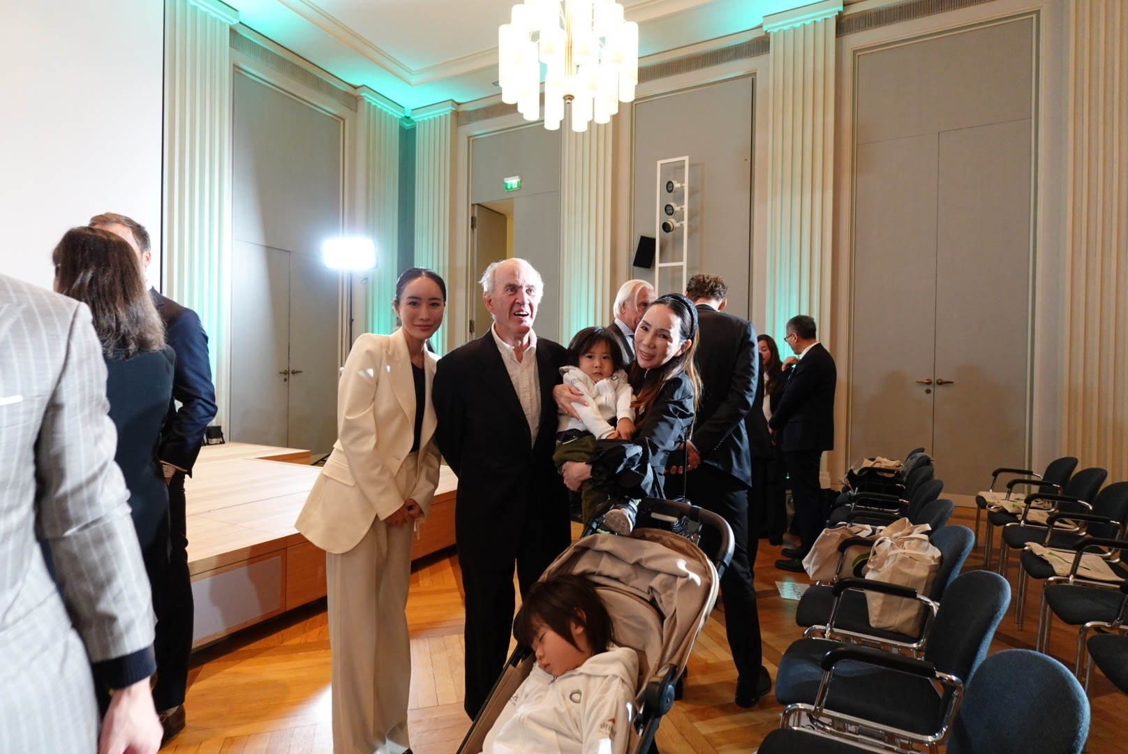Families at an international event